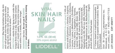 Vital Skin Hair Nails Lbl (Lidl0036 Vital Skin Hair Nails Lbl 5 5 21)